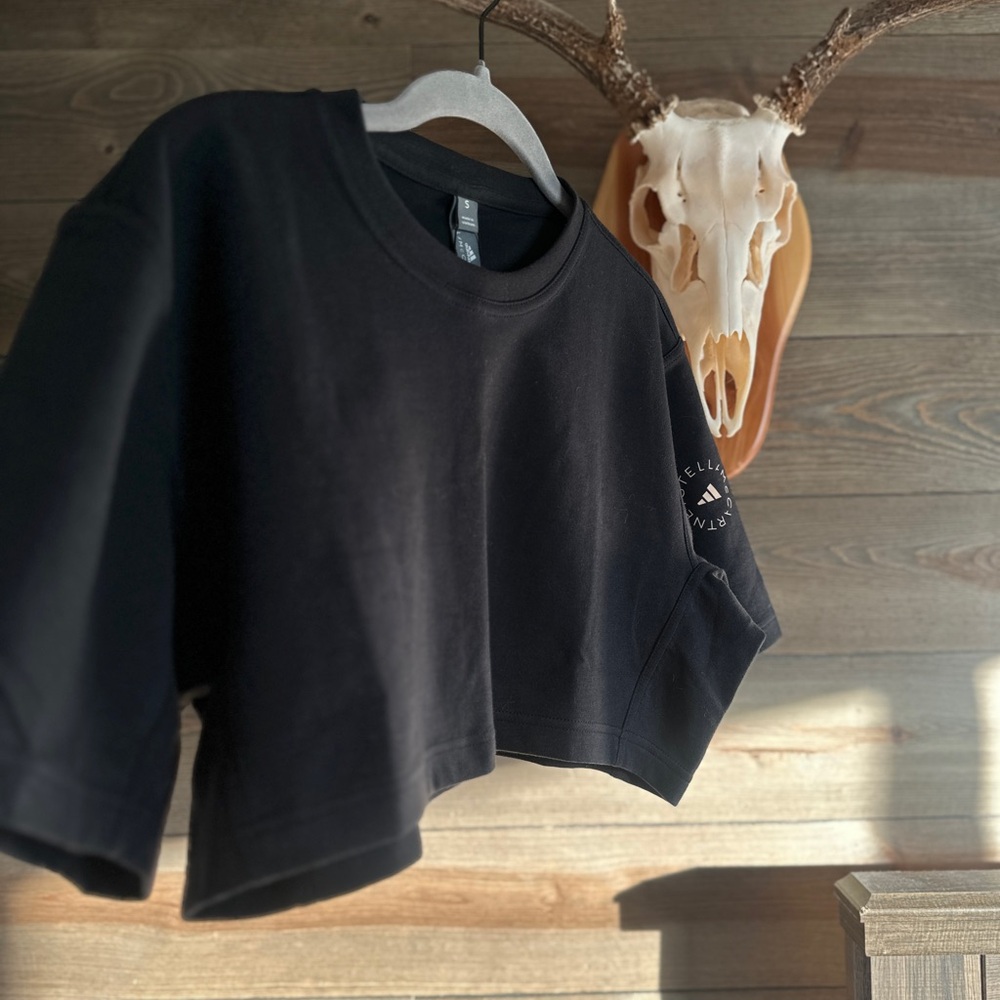 Adidas by Stella McCartney Black Crop Top